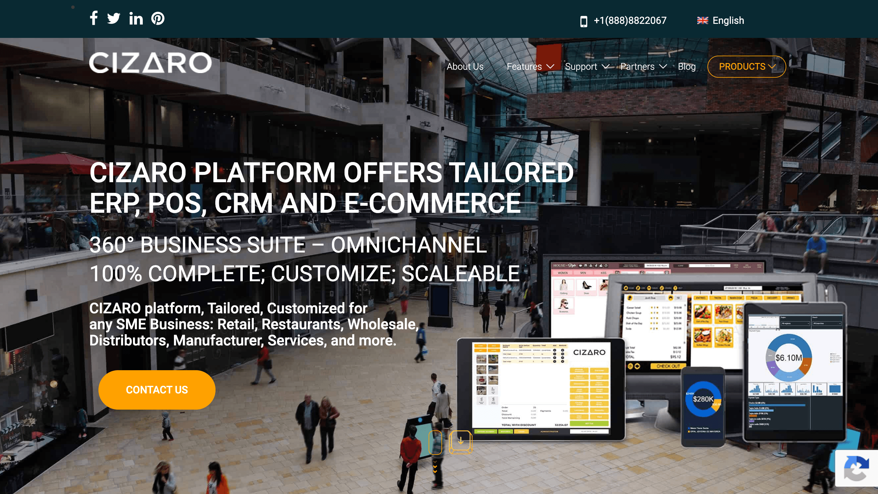 Cizaro POS Website
